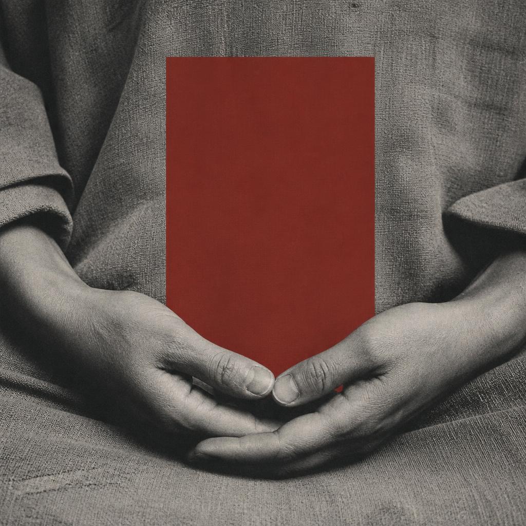 Hands resting open in meditation